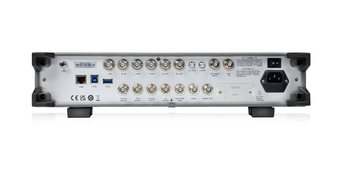 SSG6082A-V RF generator rear interface overview